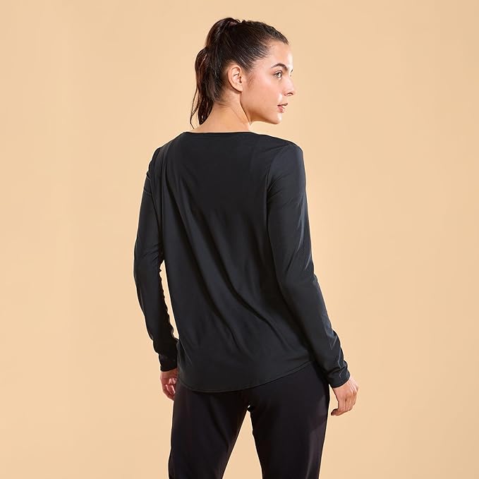 ENAMORE WOMEN T-SHIRT THUMBHOLE SLEEVES