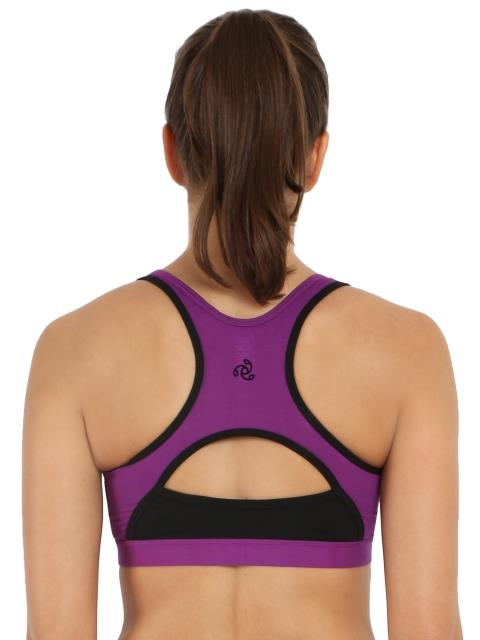 Jockey 1380 Women Super Combed Cotton Active Bra | Wirefree | Padded | Racer Back Styling |