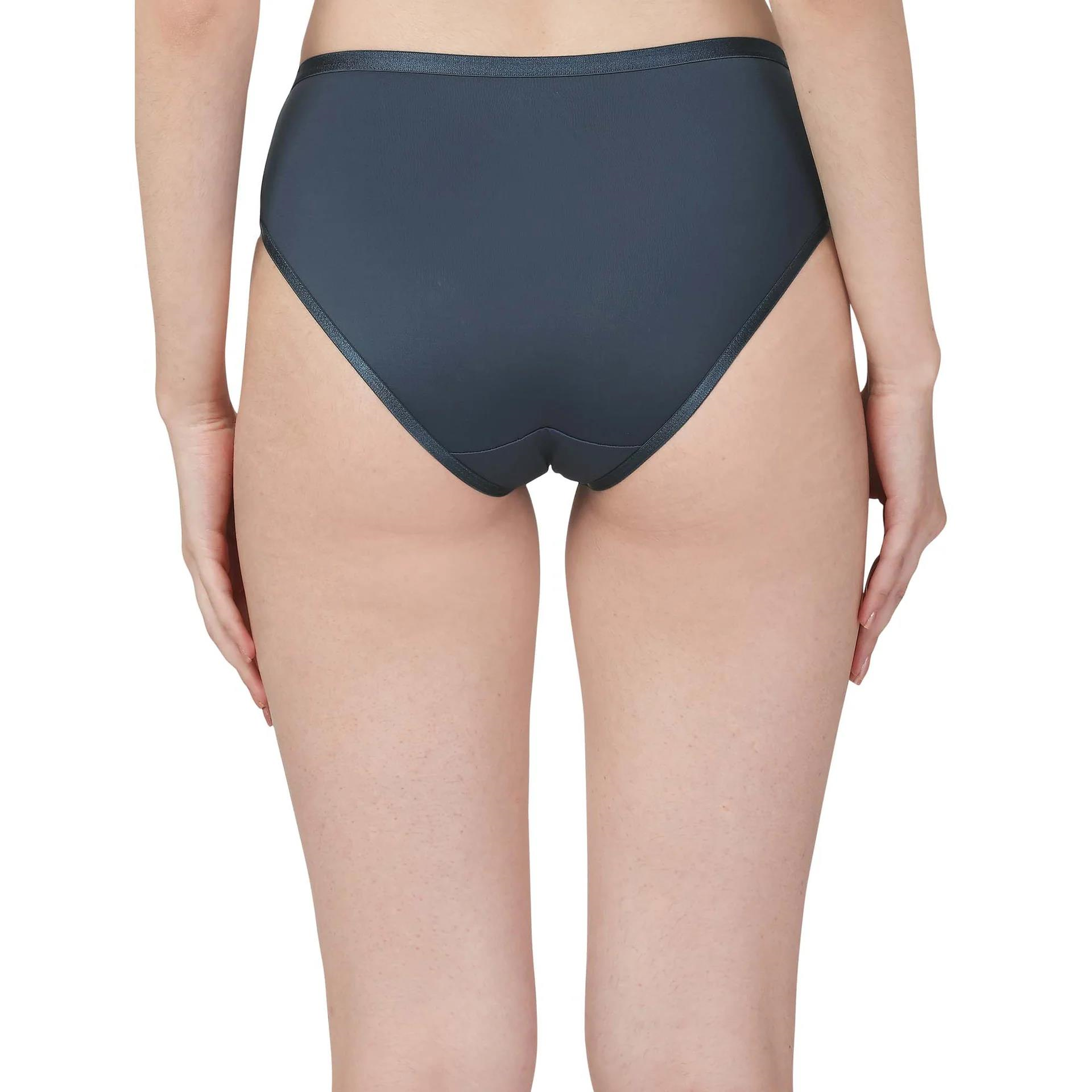 SOIE PANTY HIGH WAIST FULL COVERAGE MESH PANELLED BRIEF PANTY