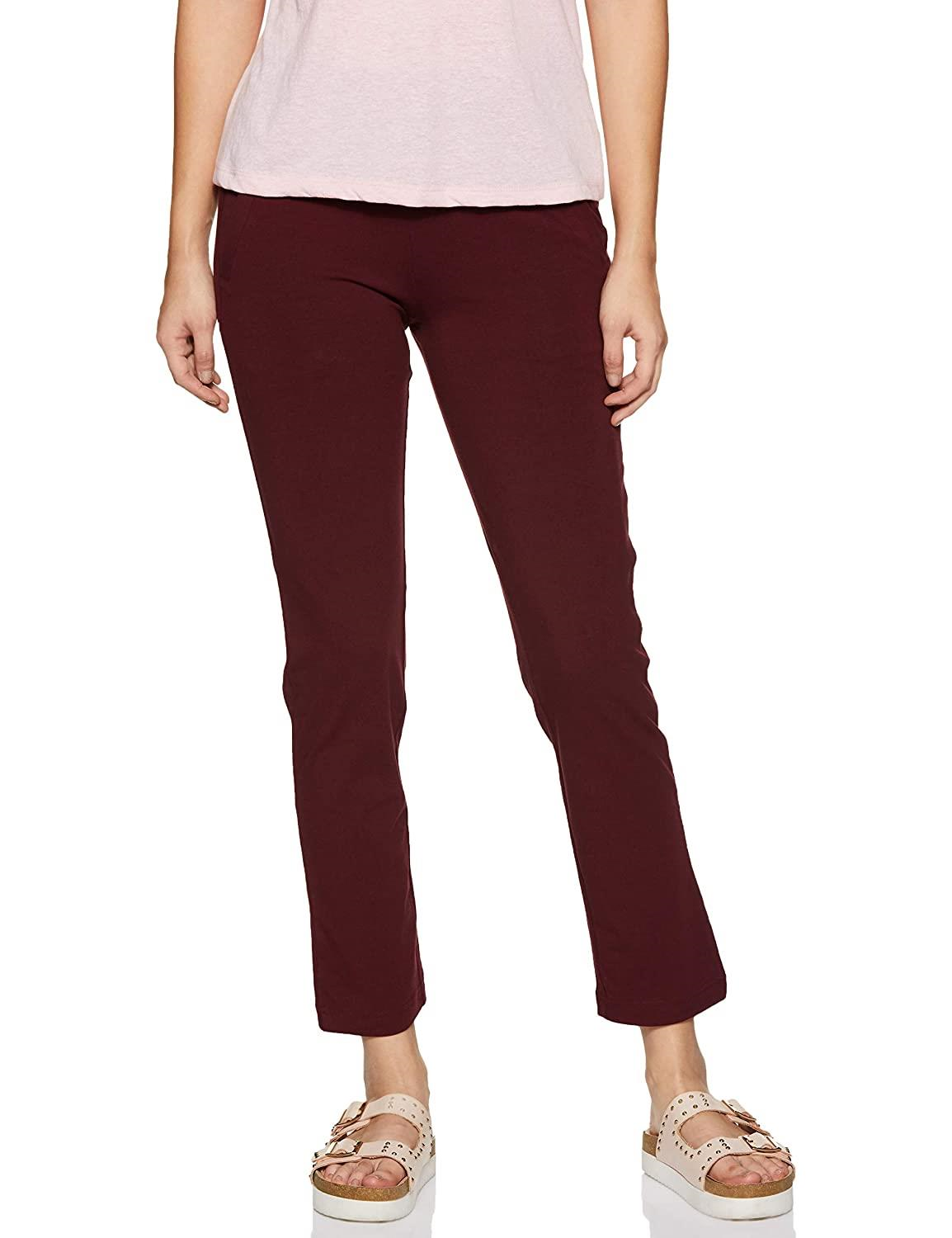 Van Heusen Women's Straight Fit High Rise Smart Tech+ Lounge Pant