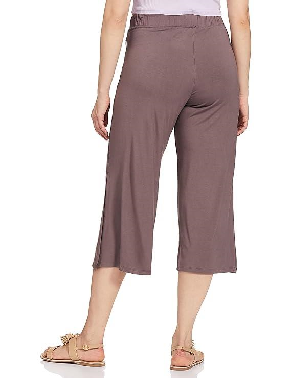 ENAMORE LADIES CAPRI VISCOSE STRETCH JERSEY ZIPPER POCKET CAPRI