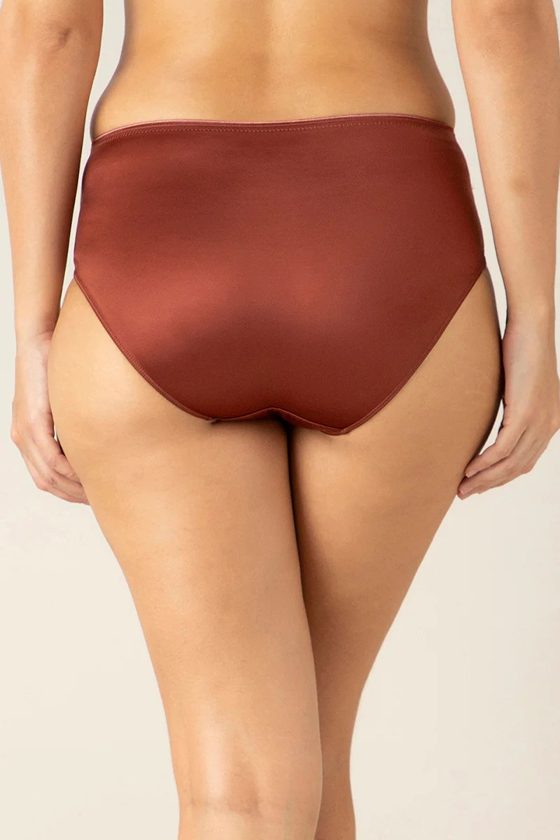 AMANTE HIPSTER PANTY BACK COVERAGE MID-WAISTED PANTY