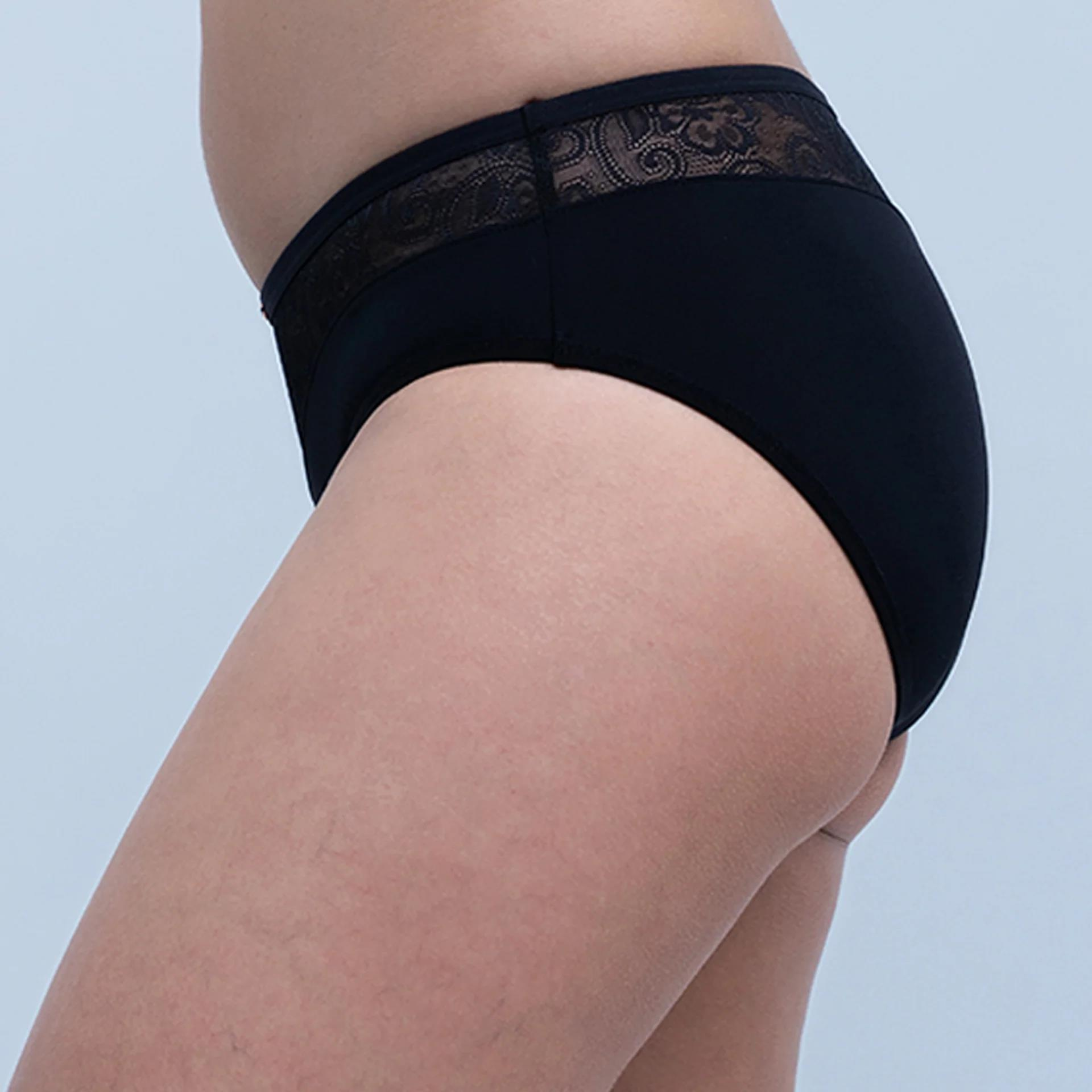 SOIE PANTY MID RISE BRIEF WITH LACE DETSILING PANTY