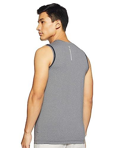 Van Heusen Athleisure Men's Polyester Regular Fit Van Heusen Active Sports Swift Dry Vest - Odour Shield, Lightweight