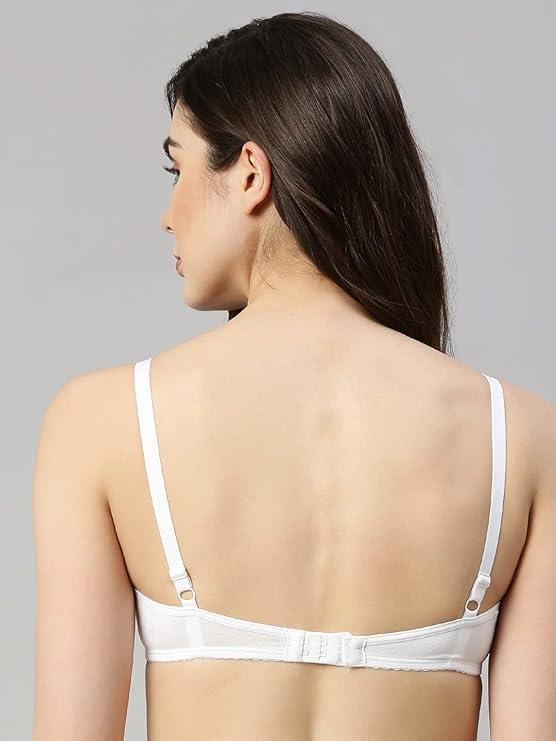 Enamor  Perfect Coverage Cotton Plus Size T-Shirt Bra for Women- Padded and Wirefree