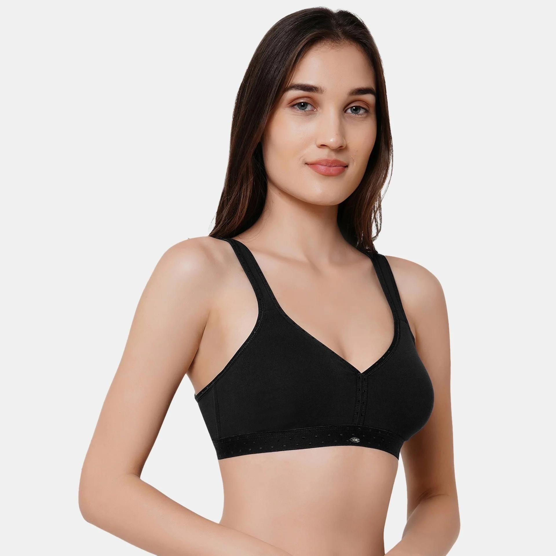 Full coverage Non padded Non wired Bra