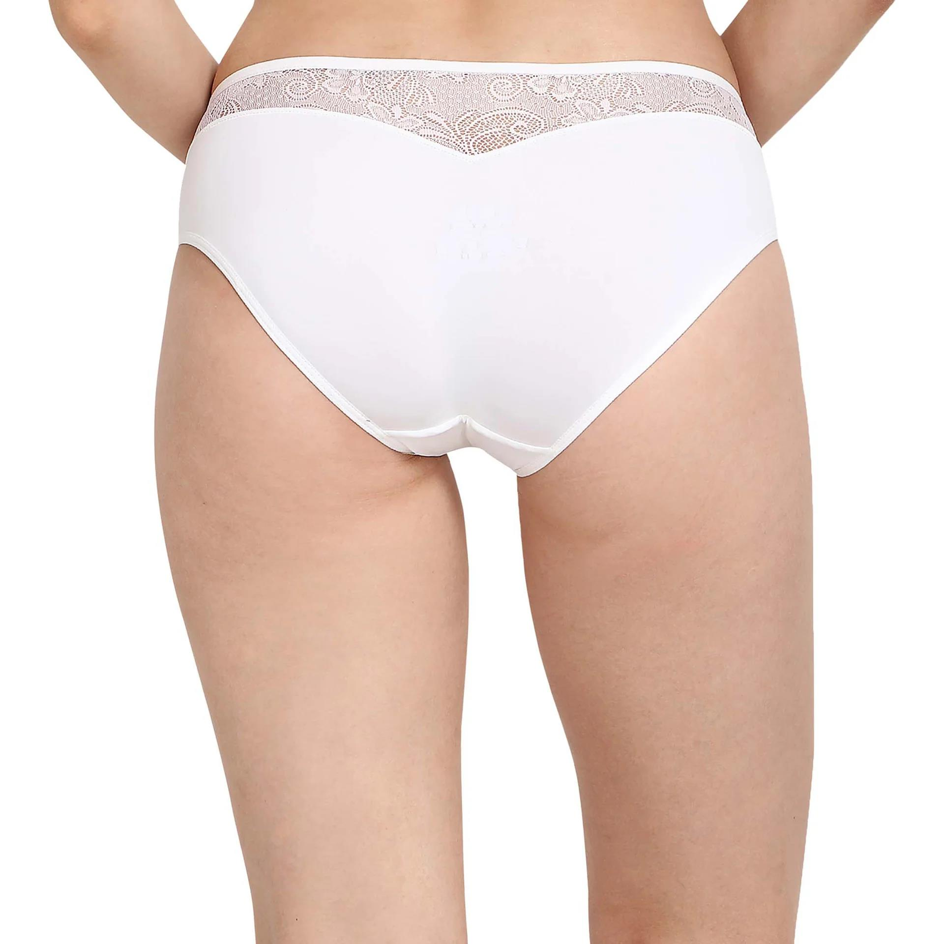 SOIE PANTY MID RISE BRIEF WITH LACE DETSILING PANTY