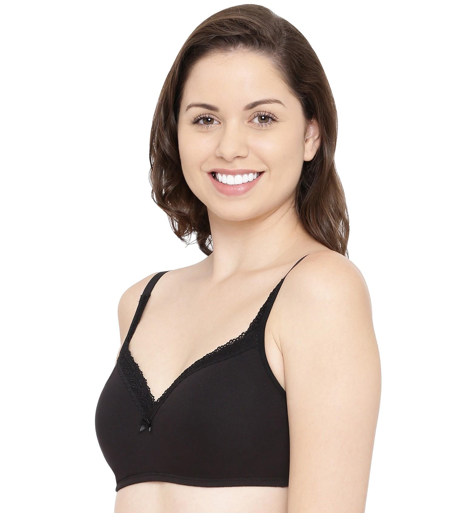 Enamor Smoothening Women's Cotton Everyday Balconette T-Shirt Bra - All Day Comfort, Full Support, Padded, Wirefree Bra