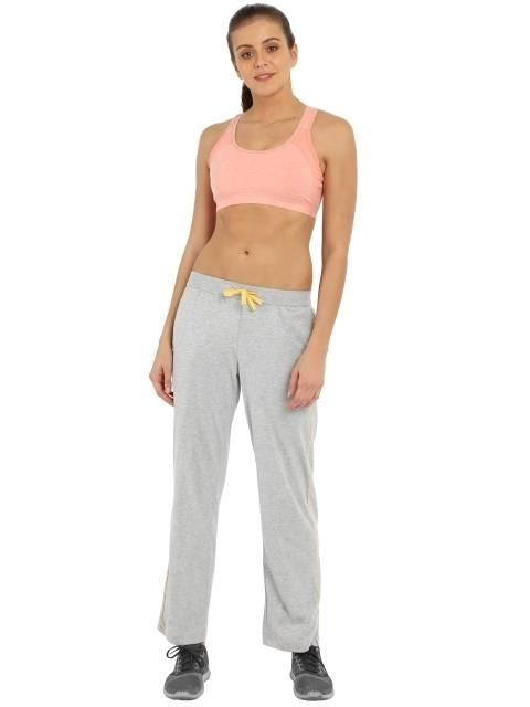 Jockey 1380 Women Super Combed Cotton Active Bra | Wirefree | Padded | Racer Back Styling |