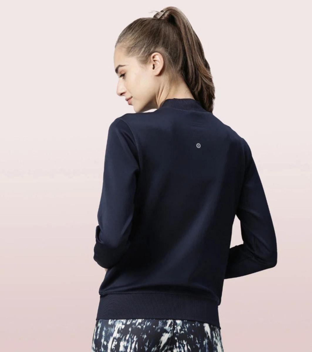 ENAMORE LADIES BOMBER JACKET DRY FIT JACKET WITH ZIPPER POCKETS JECKET