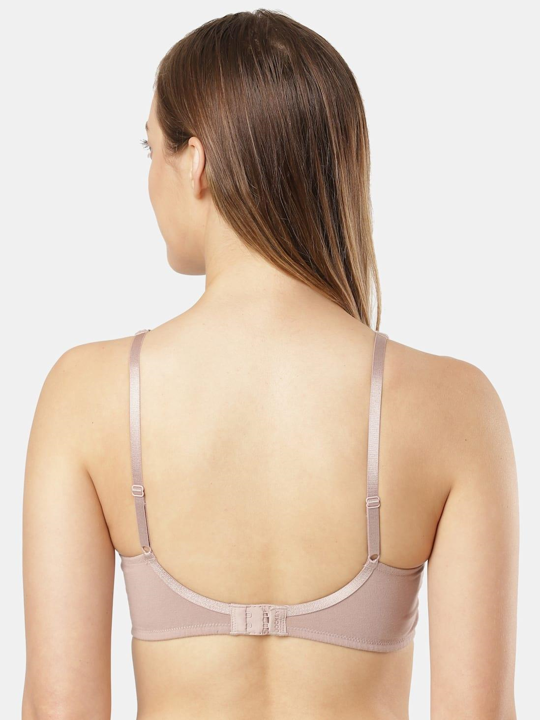 Jockey  Women's Everyday Bra | Wirefree | Non Padded | Full Coverage | Concealed Shaper Panel | Super Combed Cotton Elastane Fabric