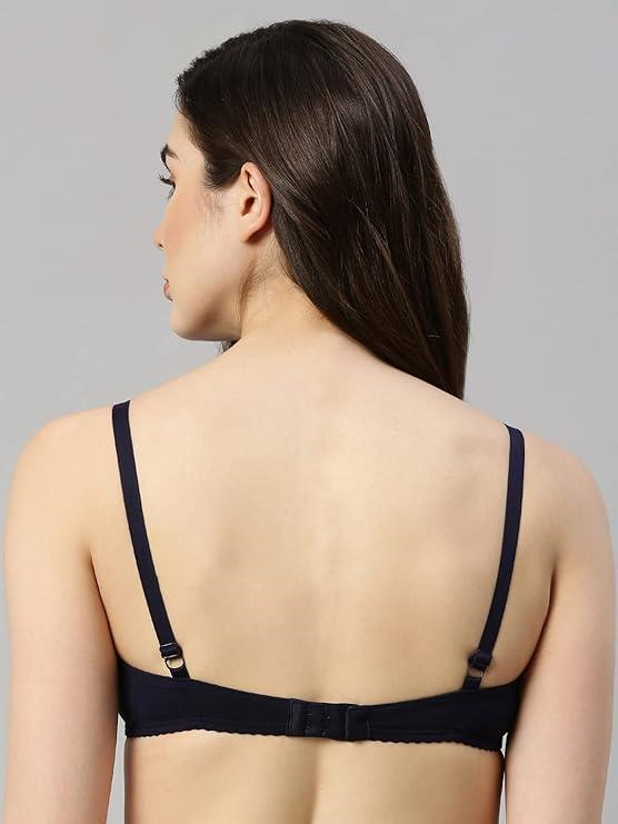 Enamor  Perfect Coverage Cotton Plus Size T-Shirt Bra for Women- Padded and Wirefree