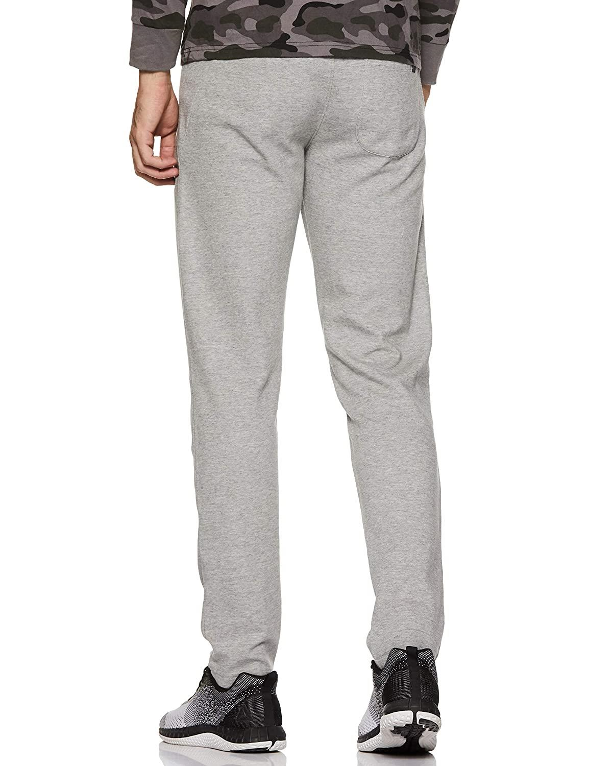 Van Heusen Men's Regular Fit Mid Rise Athleisure Smart Tech Trackpants - Easy Stain Release, Anti Stat, Ultra Soft