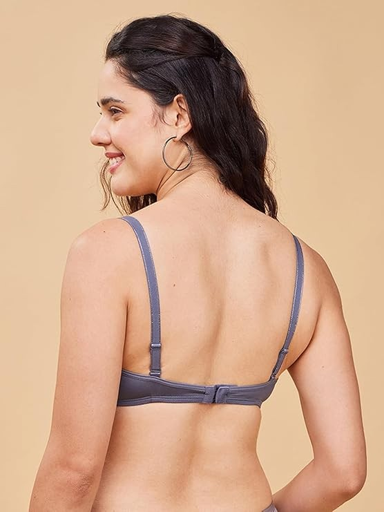 Enamor Medium Coverage Wirefree F023 Perfect Plunge Women T-Shirt Lightly Padded Bra