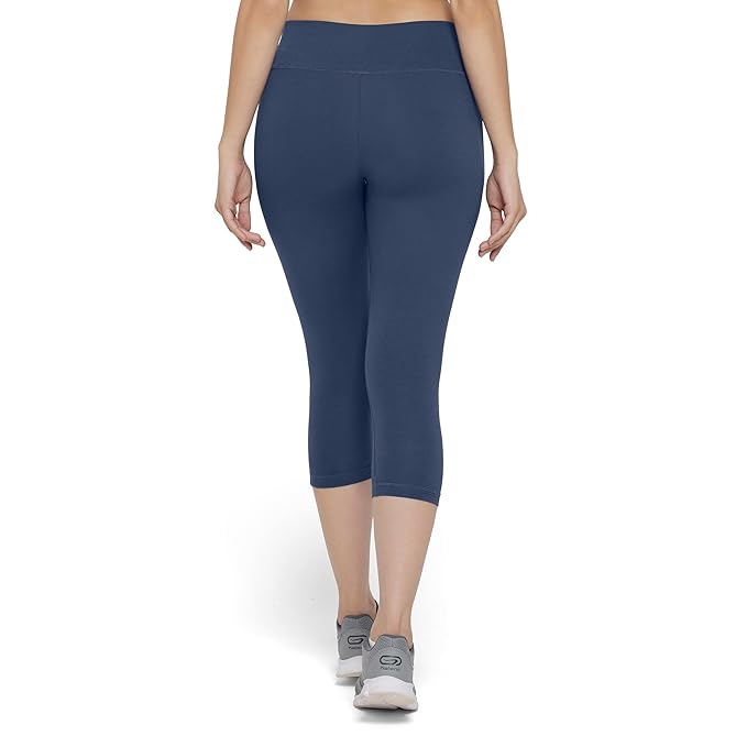 AMANTE LADIES CAPRI SLIM FIT WITH 3/4 LENGTH MID RISE CAPRI