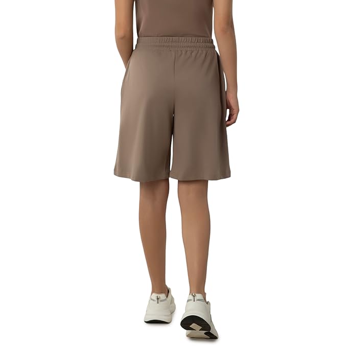 AMANTE LADIES SHORT STRETCH COTTON FABRIC RALEXED FIT KNEE LENGH ELENENTS SHORT