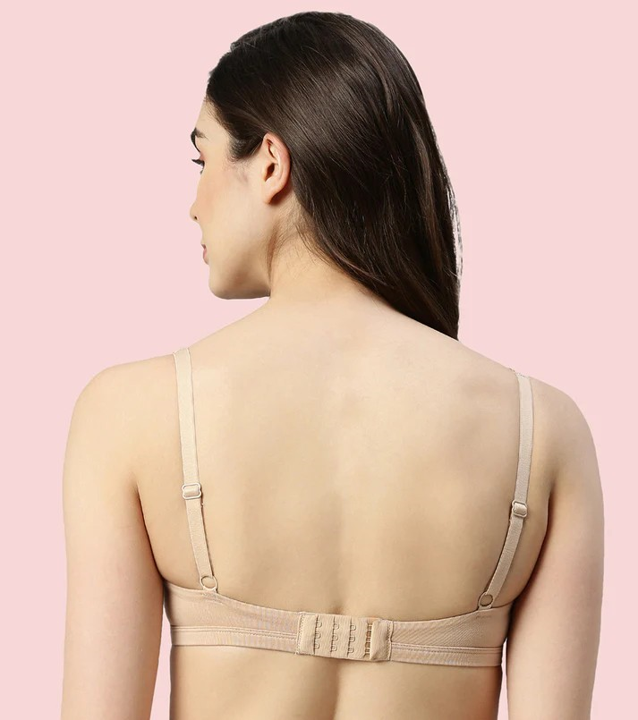 Enamor Women's Everyday Cotton Minimizer Bra - Non-Wired, Padded, Full Coverage, Intellifresh and Antimicrobial