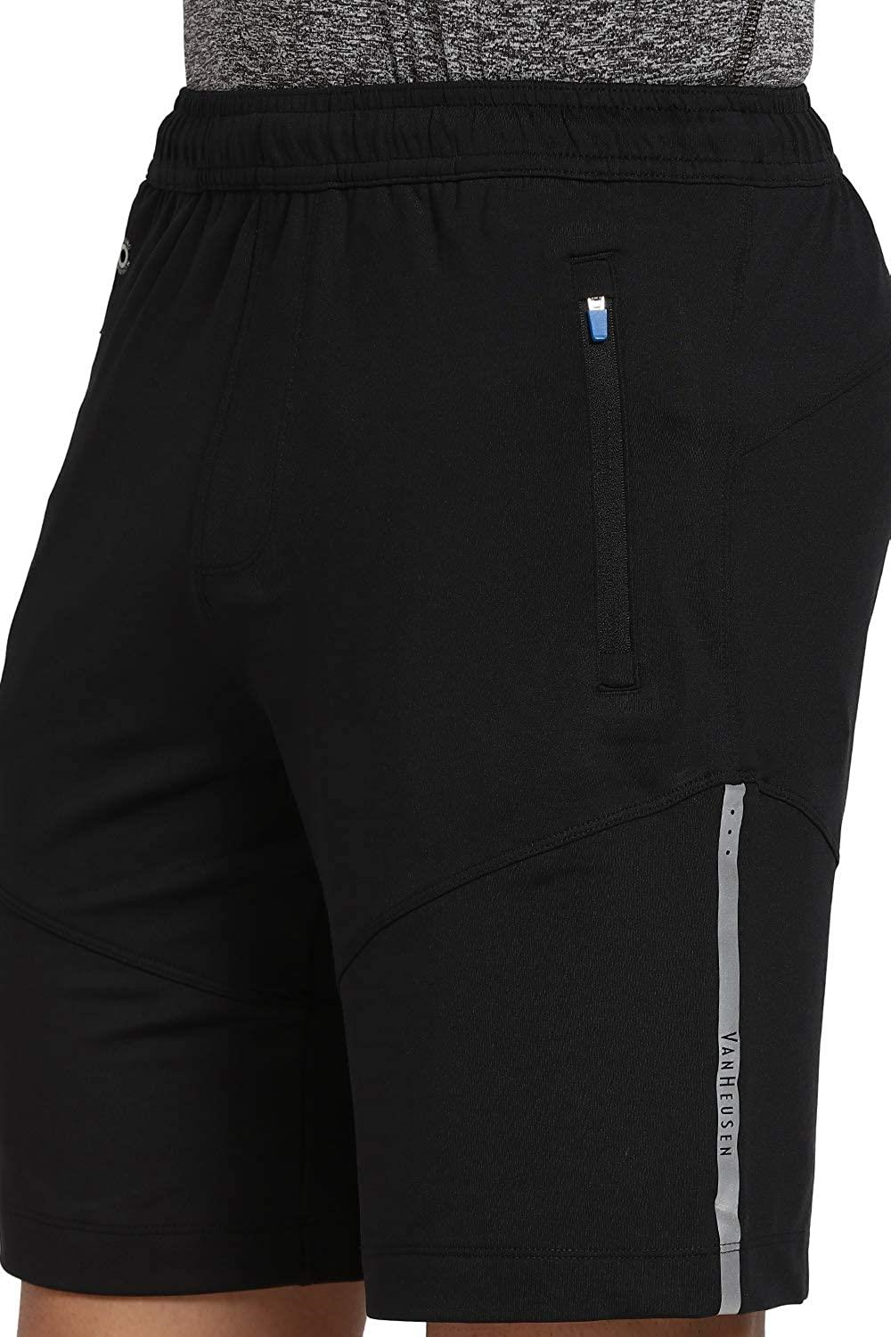 Van Heusen Active Men Knit Shorts - Polyester Spandex