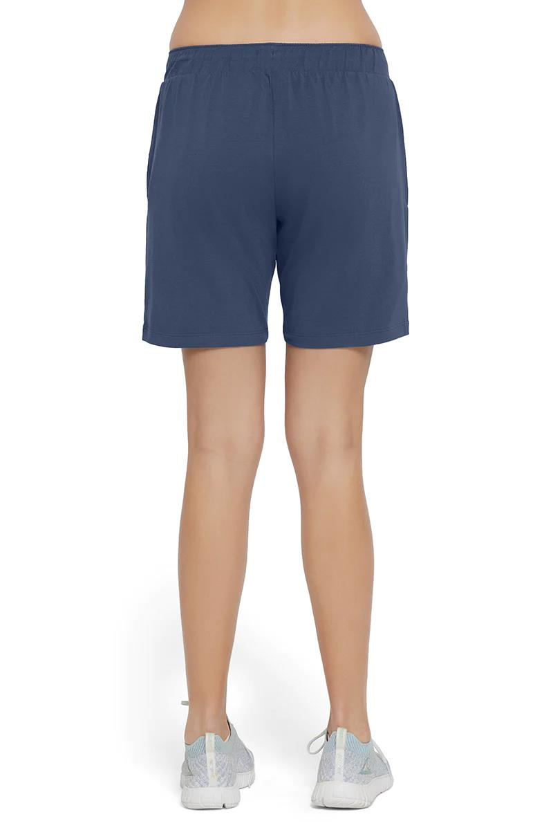 AMANTE WOMEN SHORT RELAXED FIT STRETCH COTTON FABRIC SHORT