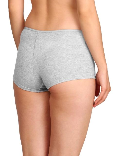 Jockey  Women's High Coverage Super Combed Cotton Elastane Stretch Mid Waist Boy Shorts Panty with Concealed Waistband and Stay Fresh Treatment