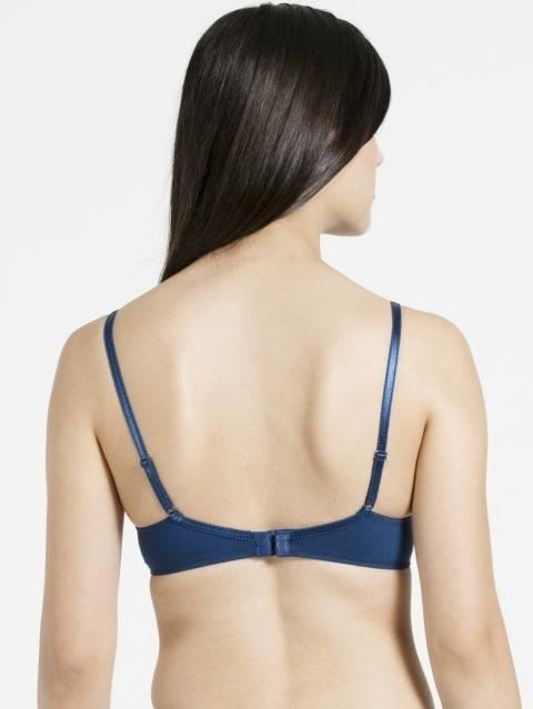 Jockey  Women Super Combed Cotton Elastane Everyday Bra | Wirefree | Non Padded | Full Coverage with Contoured Shaper Panel | Fabric
