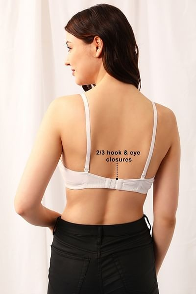 Clovia Women's Cotton Solid Padded Full Covrage Wire Free T-Shirt Bra