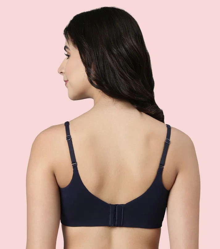 Enamor Innovations Bamboo Bliss, Everyday, Full Support, Women's T-Shirt Bra - Super Soft, Naturally Absorbent & Antimicrobial, Padded, Wirefree, High Coverage