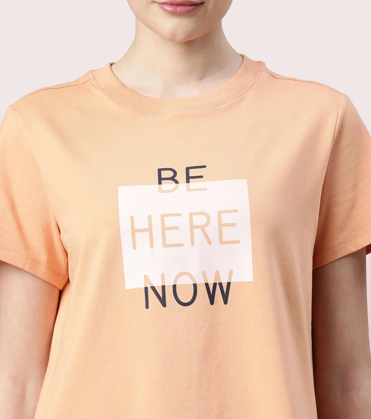 ENAMORE LADIES R-NECK SHORTS SLEEVE T-SHIRT