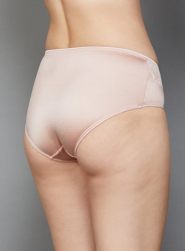 AMANTE HIPSTER PANTY BACK COVERAGE MID-WAISTED PANTY