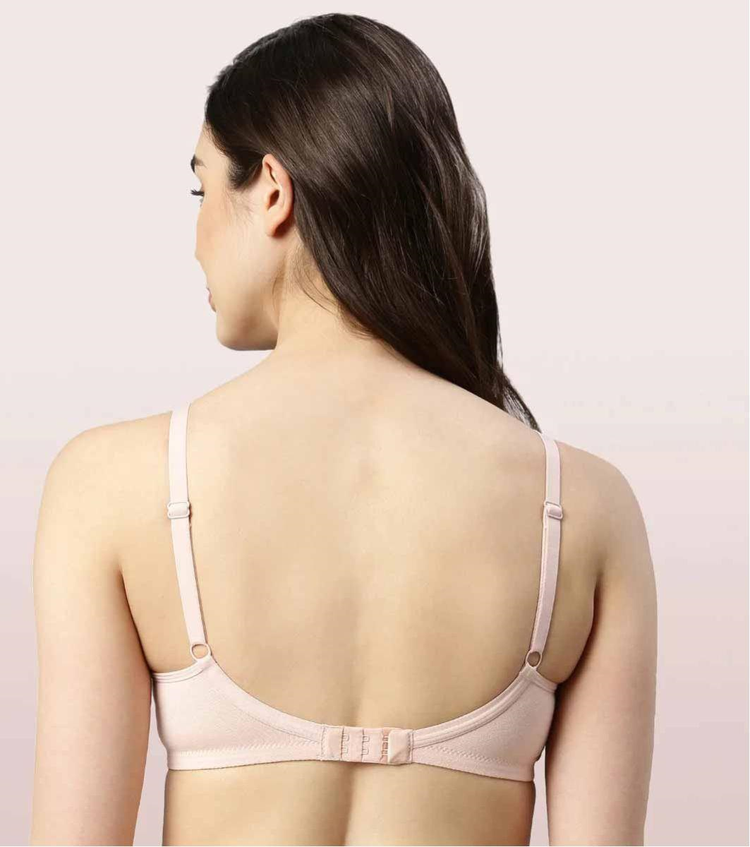 Enamor  Npn Padded M Frame No Bounce Full Support Cotton Bra for Women - Non-Padded Non-Wired & Full Coverage with Cooling Technology