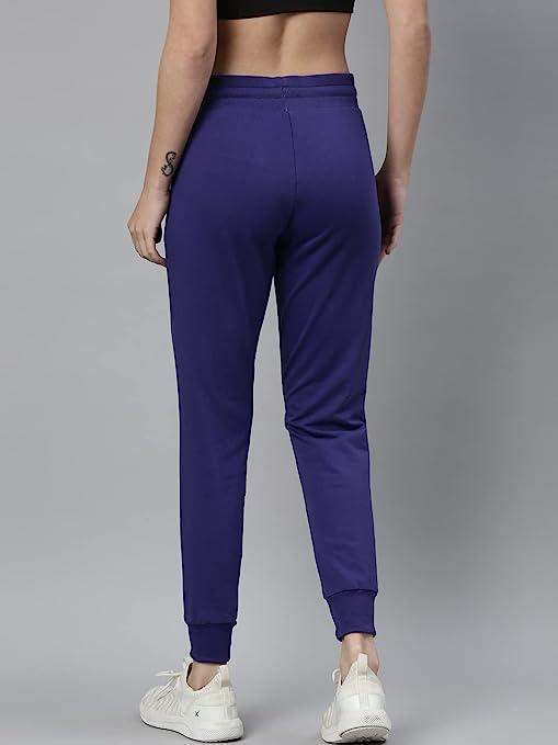 Enamor Mid Rise 7/8th length Drawstring Closure Cotton Terry Jogger For Women - Slim Fit, Super Soft, Antimicrobial