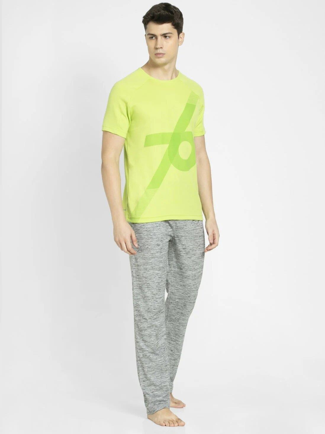 Jockey Men's Super Combed Cotton Rich Slim Fit Mid Rise Trackpants