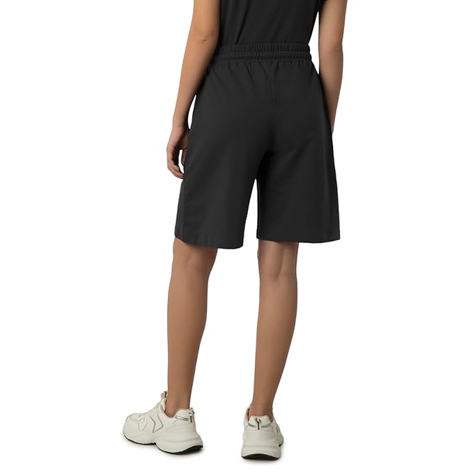 AMANTE LADIES SHORT STRETCH COTTON FABRIC RALEXED FIT KNEE LENGH ELENENTS SHORT