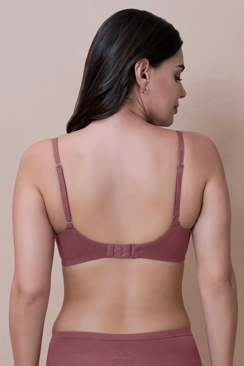Amante  Breathable Easy Padded Wired Cotton Bra