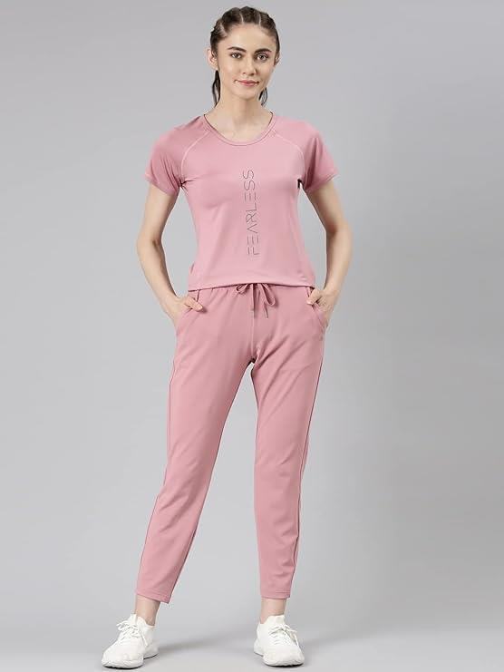 Enamor Mid Rise 7/8th Length Drawstring Closure Travel Pants for Women - Relaxed Fit, Quick Dry, Antimicrobial