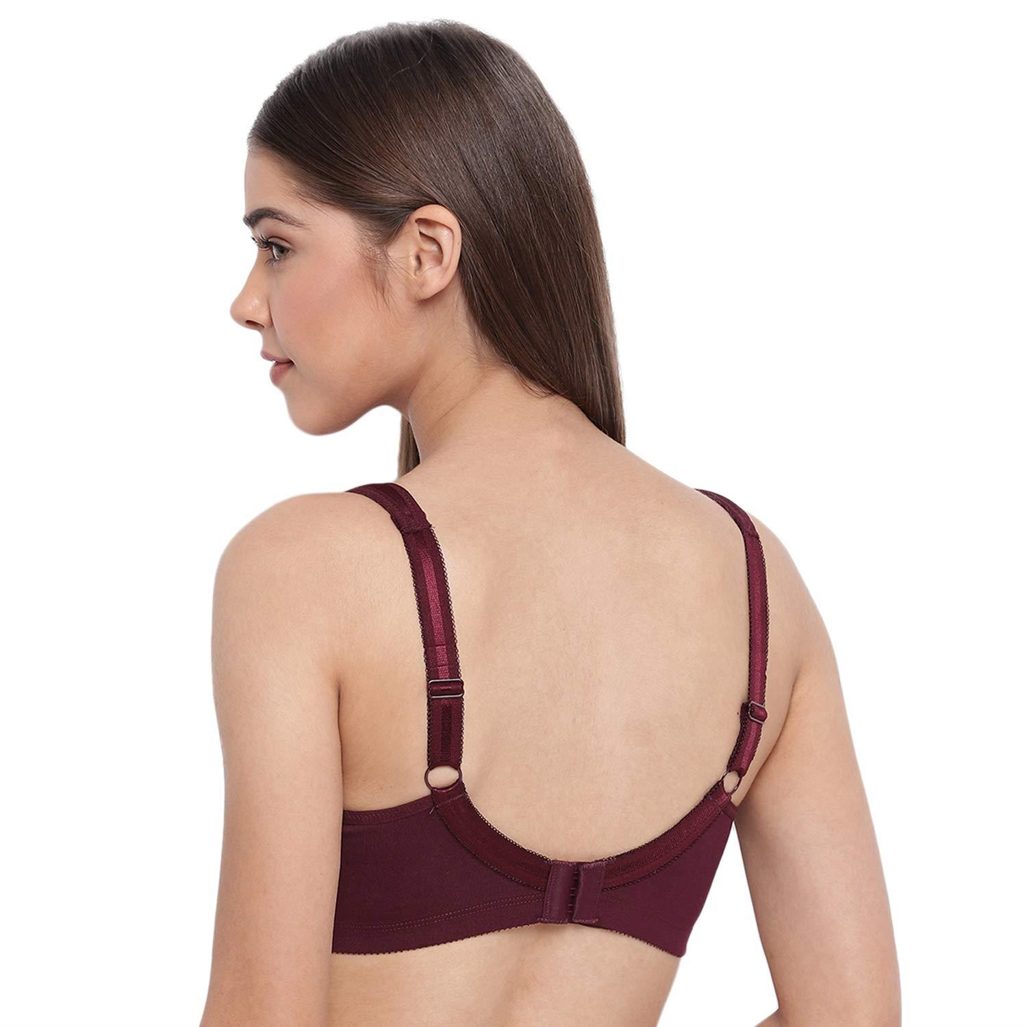 Enamor Full Support Super Lift Women's Cotton Everyday Minimizer Bra - Non Padded, Wirefree, Full Coverage