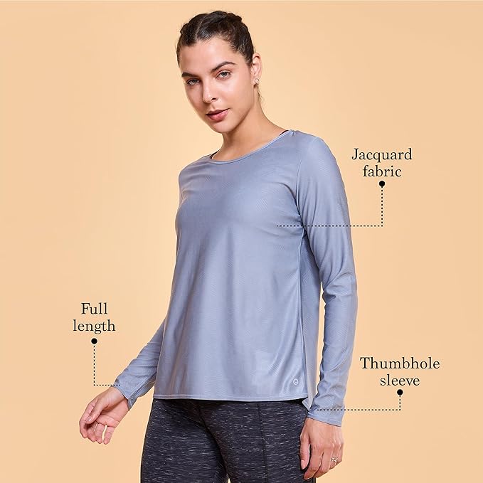 ENAMORE WOMEN T-SHIRT THUMBHOLE SLEEVES