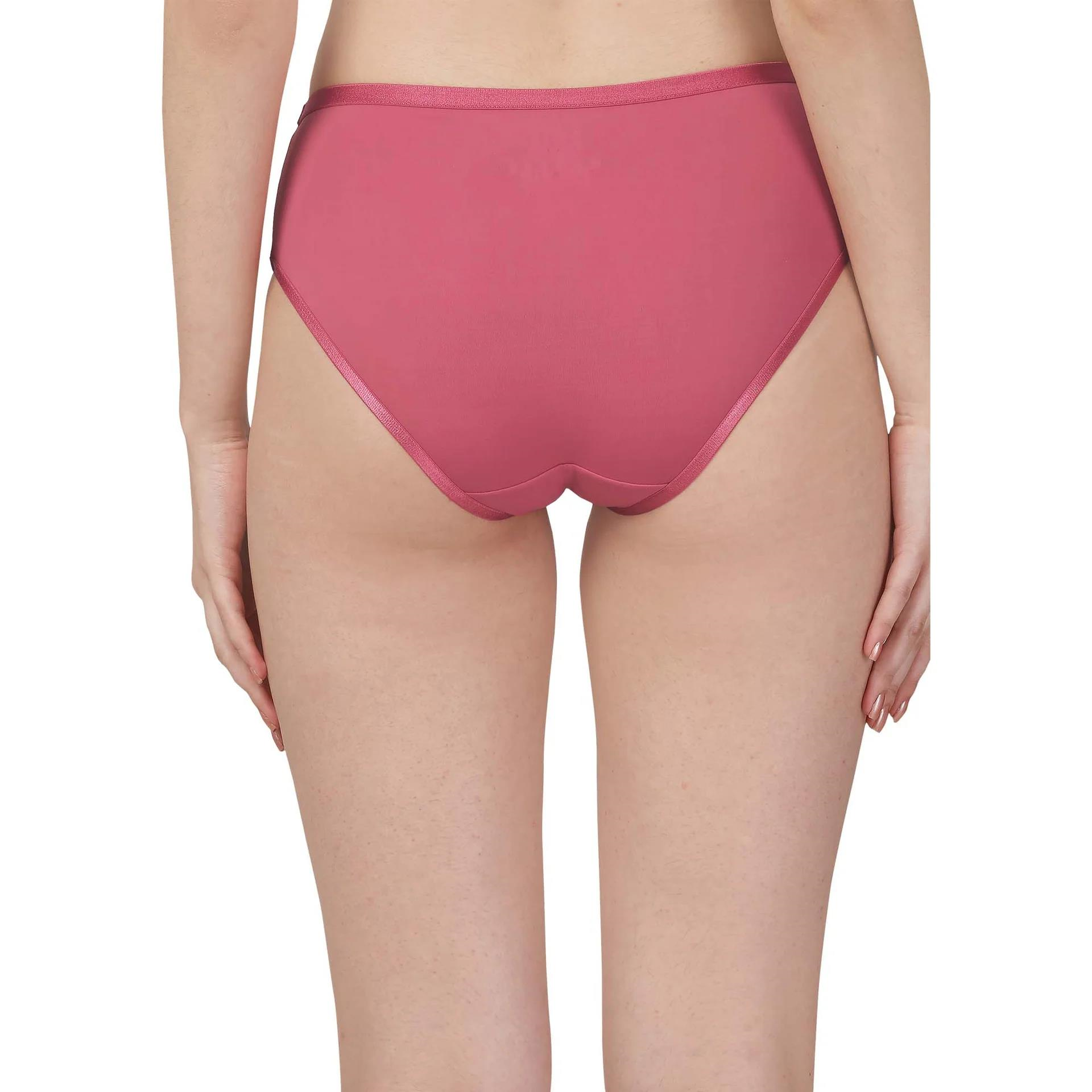 SOIE PANTY HIGH WAIST FULL COVERAGE MESH PANELLED BRIEF PANTY