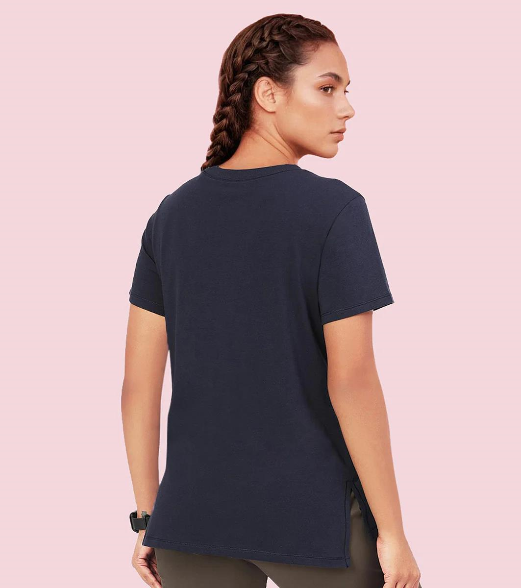 ENAMORE LADIES R-NECK SHORTS SLEEVE T-SHIRT