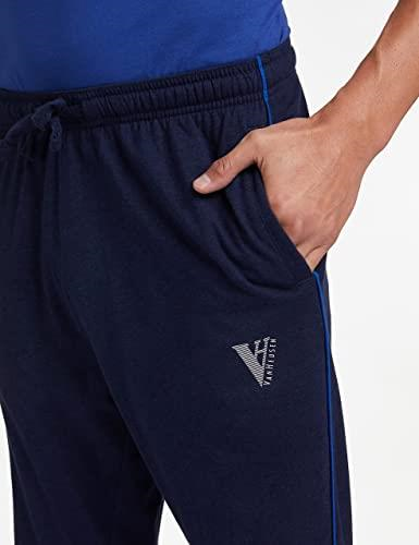 Van Heusen Men's Regular Fit Mid Rise Athleisure Smart Tech Trackpants