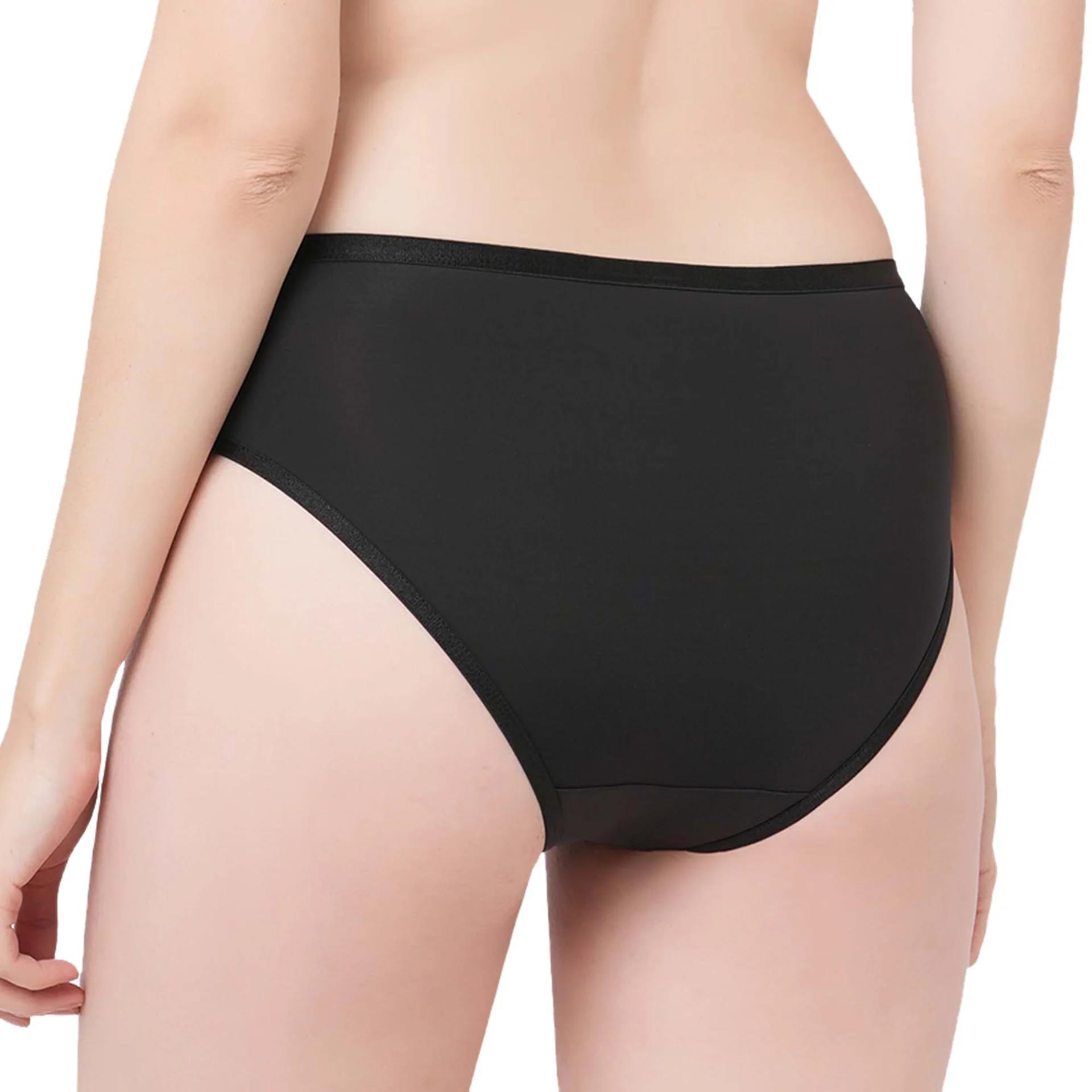 SOIE PANTY HIGH WAIST FULL COVERAGE MESH PANELLED BRIEF PANTY