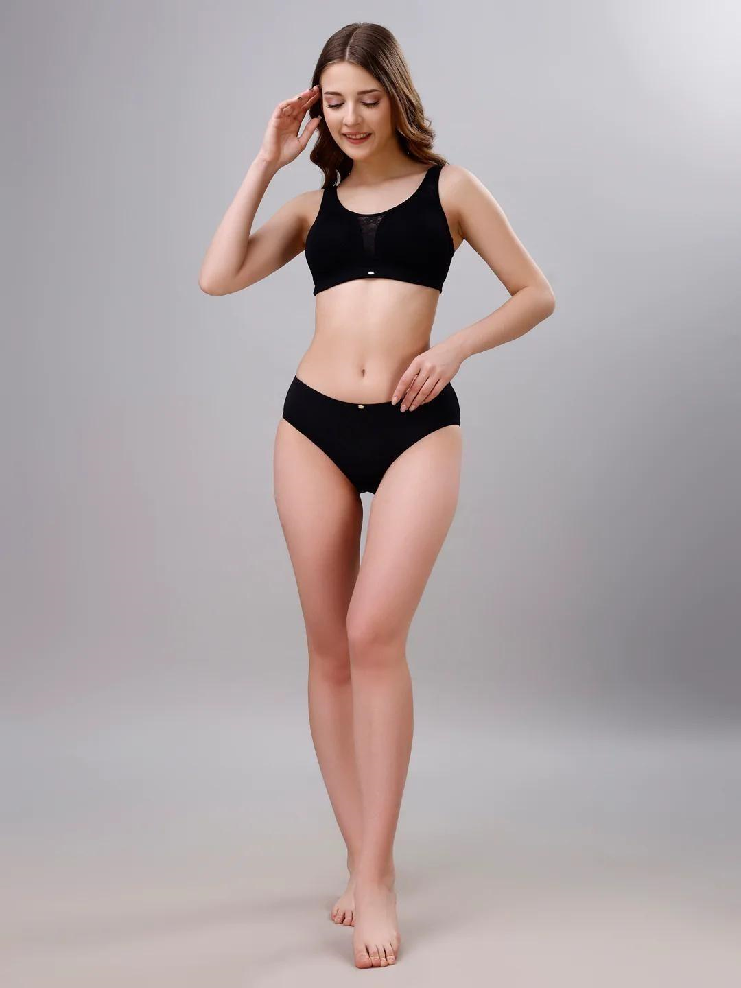 SOIE Women’s Full Coverage Minimizer Bra|Non Wired, Non Padded, Triple Layered Cups|Breathable Stretch Cotton with Lace & U-Back Support