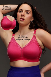 Clovia Cotton Spandex Solid Non-Padded Full Cup Wire Free Spacer Cup Bra