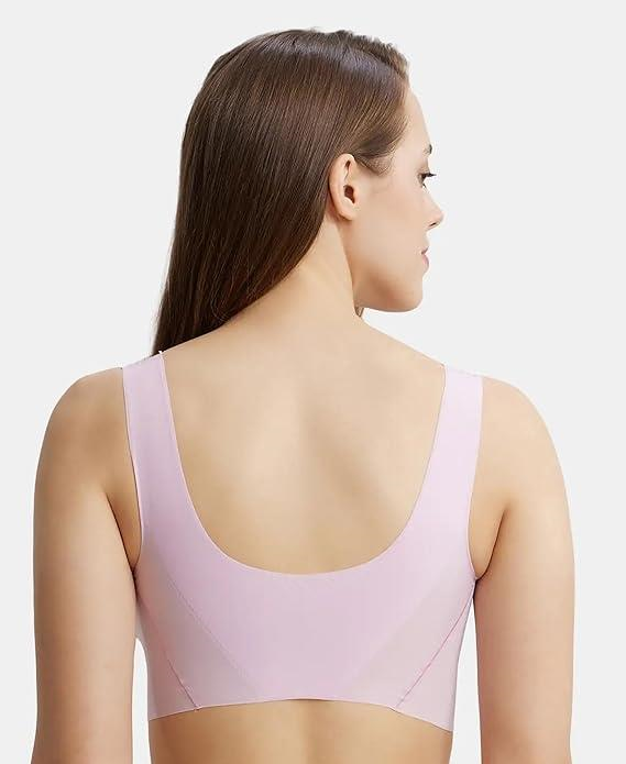 Jockey  Women's Lounge Bra | Wirefree | Padded | Full Coverage | 360 Degree Stretch and Removable Pads | Microfiber Nylon Fabric