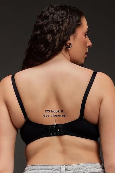 Clovia Women Polyamide Solid Padded Full Coverage Wire Free T-Shirt Bra