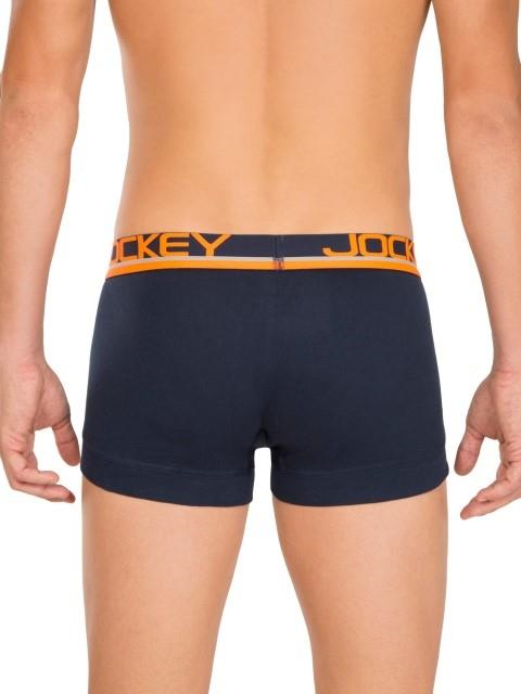 Jockey FP03 Men's Super Combed Cotton Rib Solid Trunk with Ultrasoft Waistband