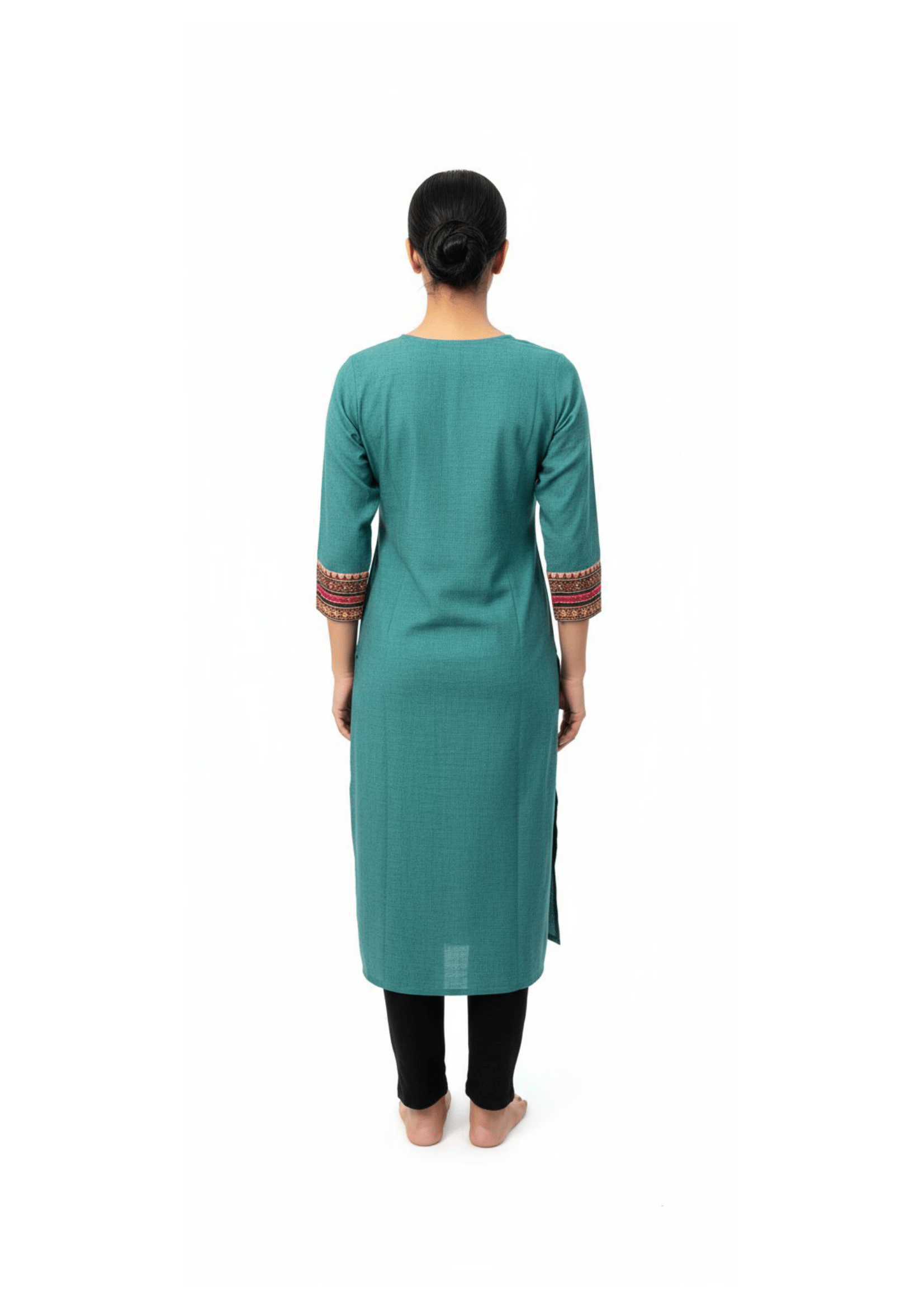 Stylish Long Kurti Highlighting Designer Neck Work