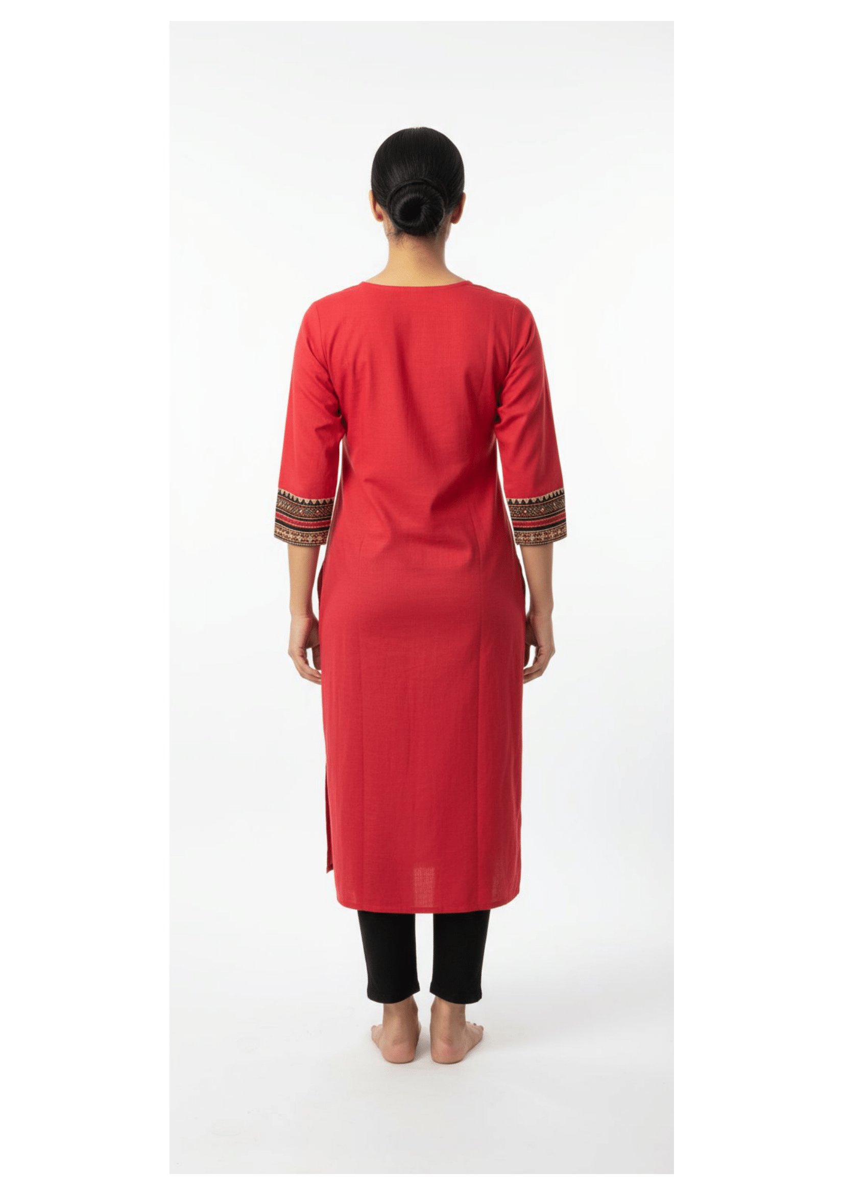 Stylish Long Kurti Highlighting Designer Neck Work