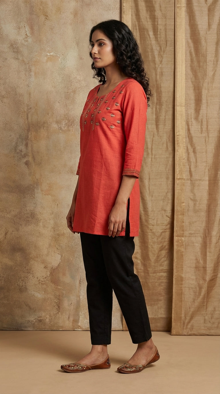 Elegant Everyday Wear Short Kurti