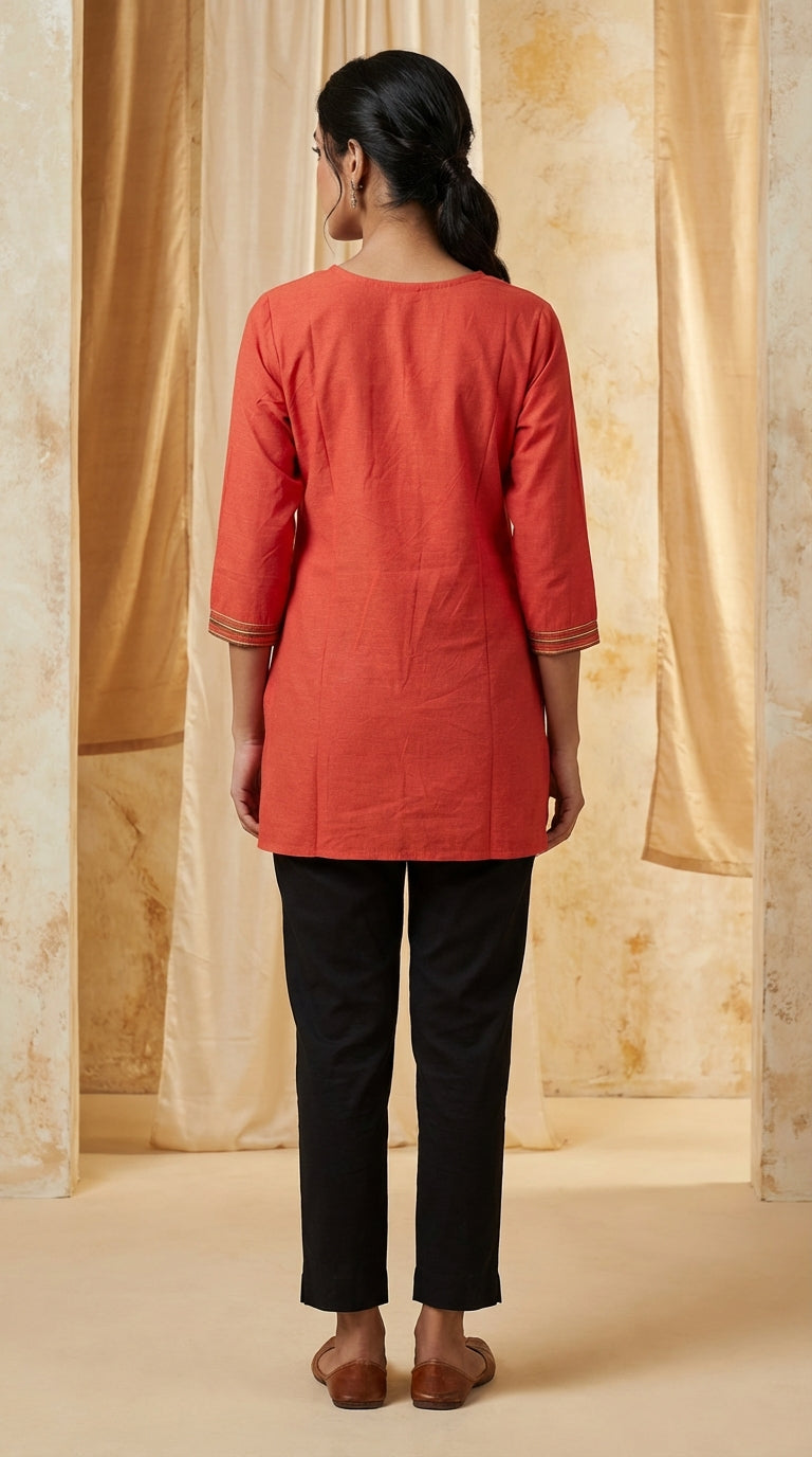 Elegant Everyday Wear Short Kurti